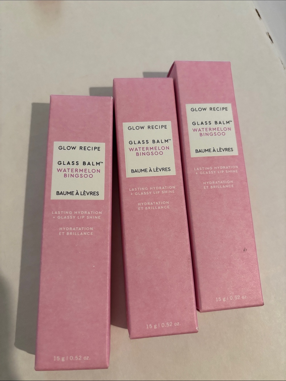 Glow Recipe Glass Balm Watermelon Bingsoo Lip Balm - Pink Never used